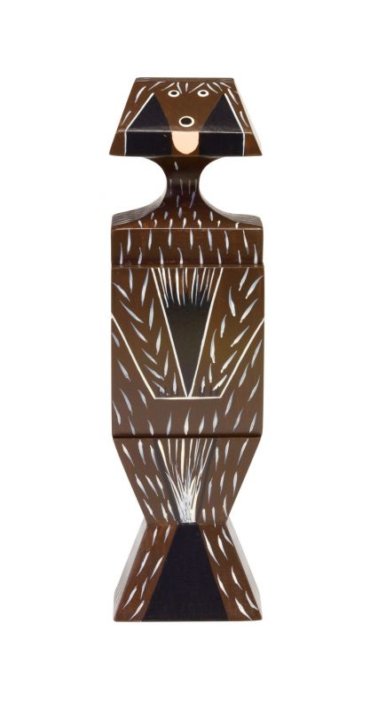 Wooden Dolls Chat / Chien Bois figure Vitra